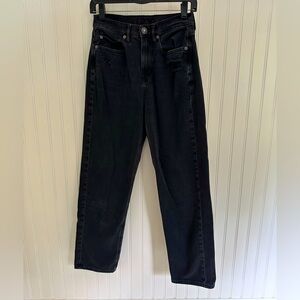 American Eagle Outfitters Black Straight Leg Jeans